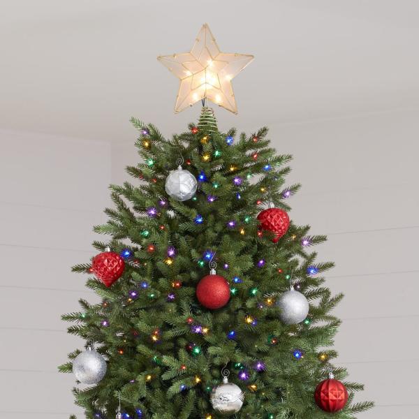 12 ft. Jackson Noble Fir LED Pre-Lit Artificial Christmas Tree with 2000 Color Changing Micro Dot Lights