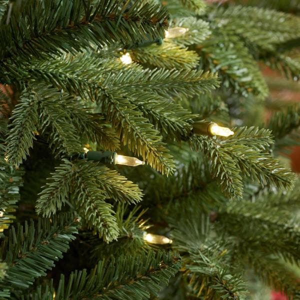 7.5 ft Lanier Nobel Fir LED Pre-Lit Artificial Christmas Tree with 500 Color Changing Mini Lights