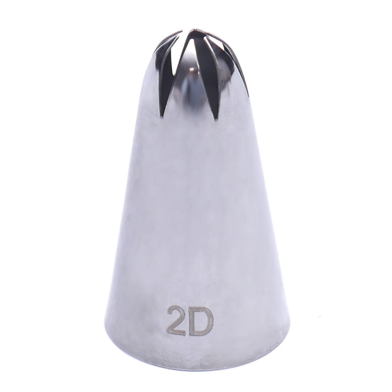 2D LARGE ROSE FLOWER PIPING NOZZLE