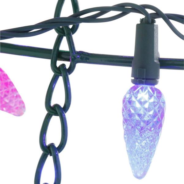 6 ft LED Pre-Lit Cone Tree with Star and 300 Multi Color Lights