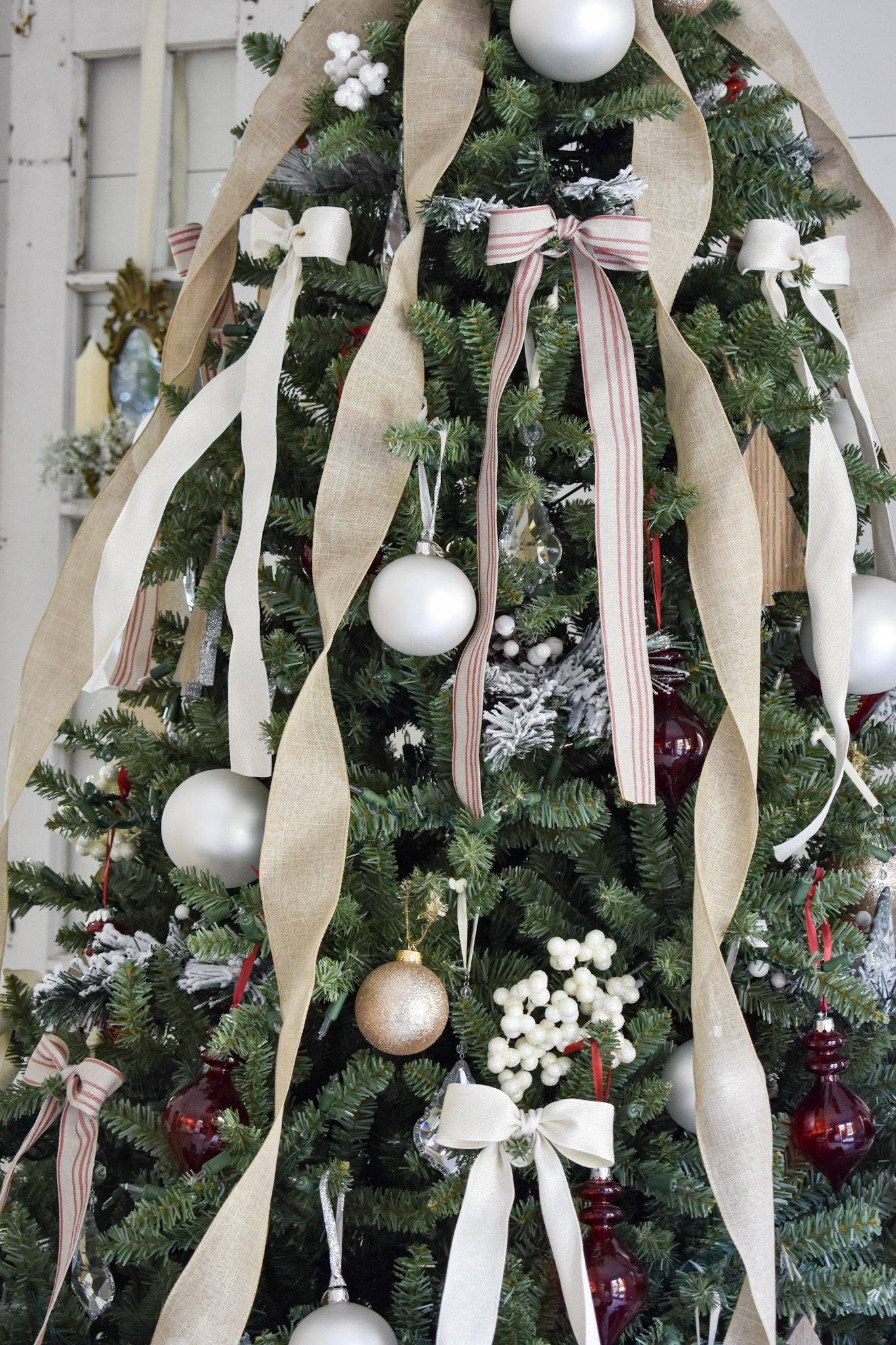 7.5 ft. Snowy Sierra Spruce Artificial Christmas Tree with Clear Lights