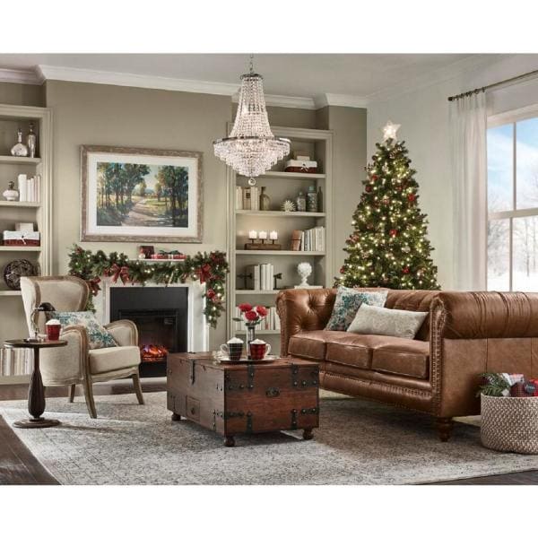 7.5 ft Westwood White Fir LED Pre-Lit Artificial Christmas Tree with 650 Warm White Micro Fairy Lights