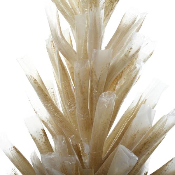 5.9 ft. Champagne Artificial Christmas Tree with Golden Paillette