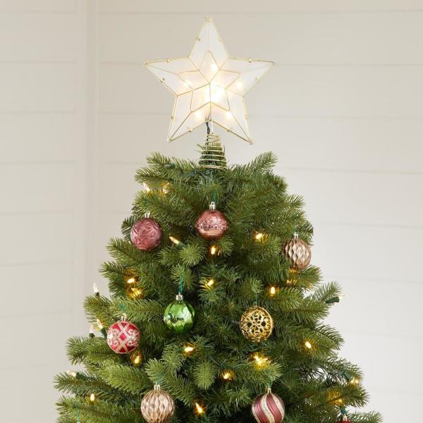 7.5 ft Manchester White Spruce LED Pre-Lit Artificial Christmas Tree with 500 SureBright Color Changing Mini Lights