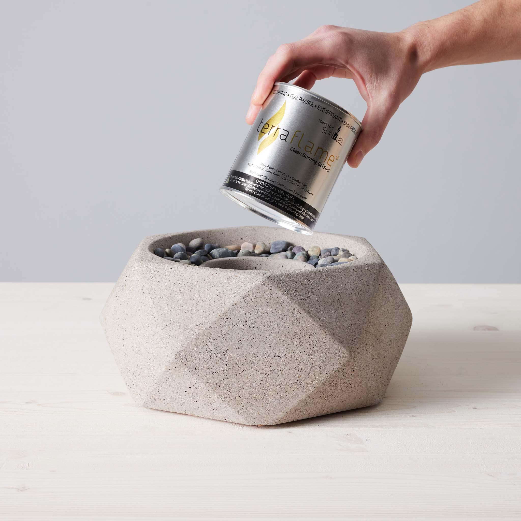 Geo Fire Bowl Table Top