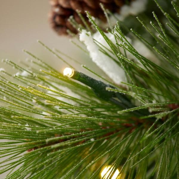 5 ft. Crestwood Spruce Entrance Artificial Christmas Tree with Clear Lights