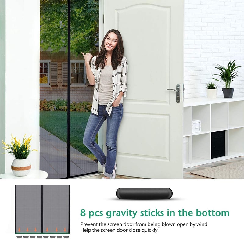 Magnetic Screen Door.