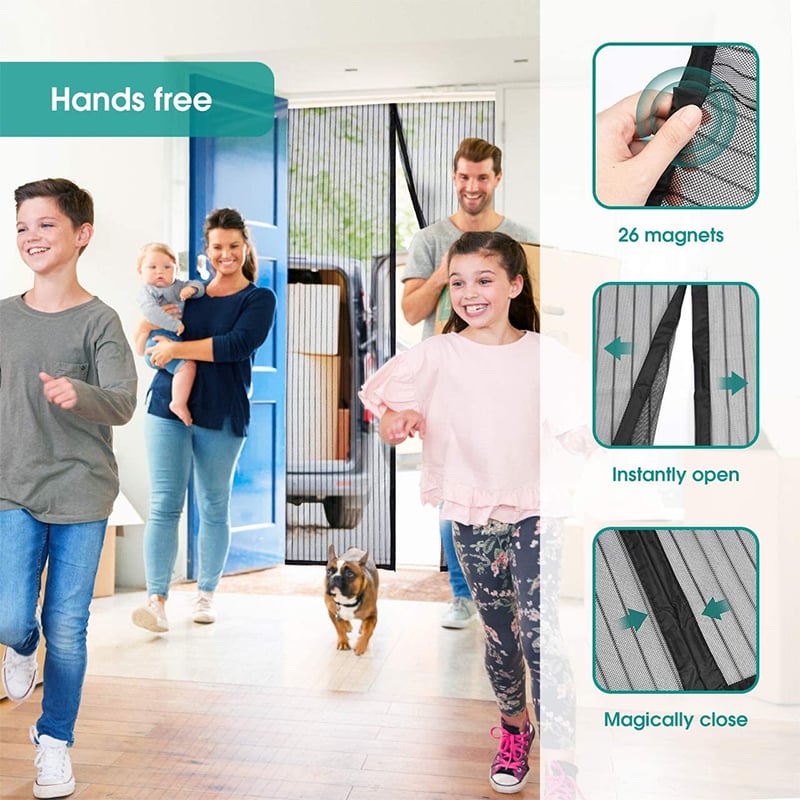Magnetic Screen Door.