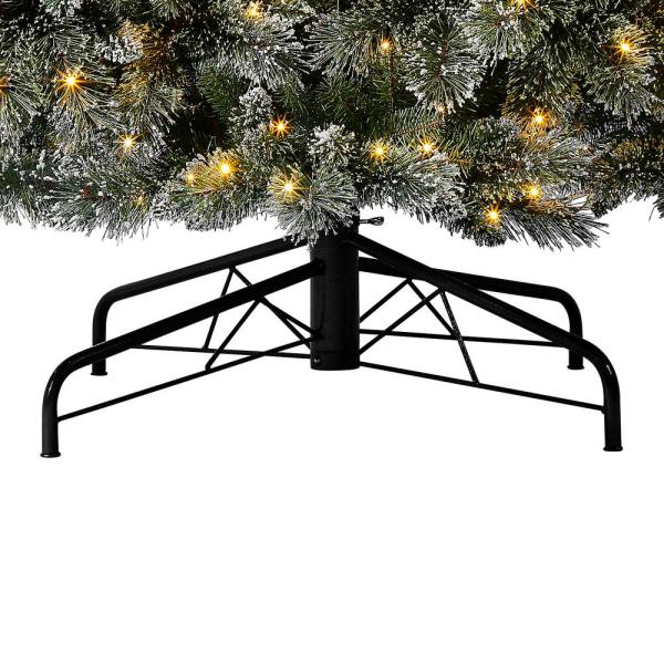 12 ft Sparkling Amelia Pine Pre-Lit Artificial Christmas Tree with 1300 Warm White Micro Fairy Lights