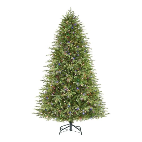 7.5 ft. Grand Duchess Balsam Fir LED Pre-Lit Artificial Christmas Tree With 2250-Color Changing Lights and 10-Function