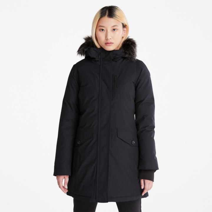 DryVent Waterproof Parka for Women in Black