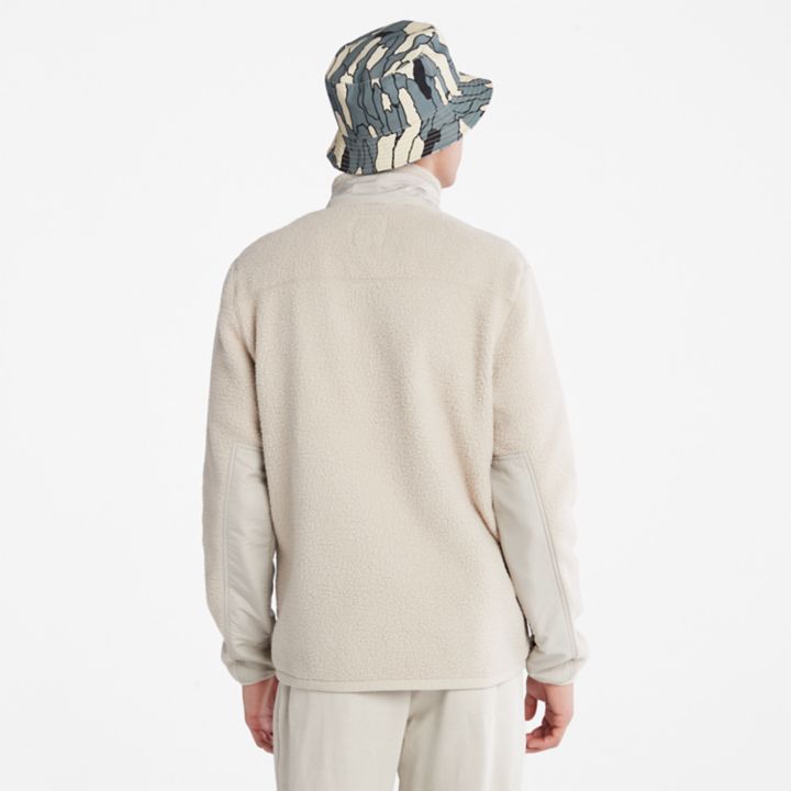 High-pile Fleece for Men in Beige