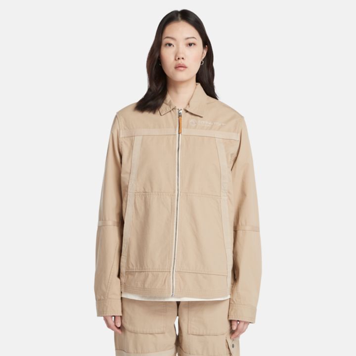 All Gender Earthkeepers by Raeburn Overshirt in Beige