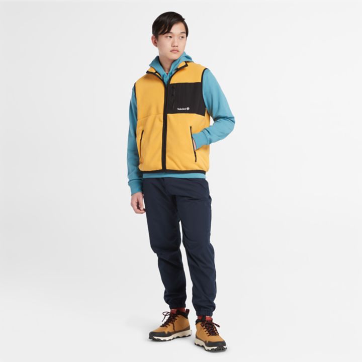 Outdoor Archive Polartec 200 Series Fleece Vest for Men in Yellow