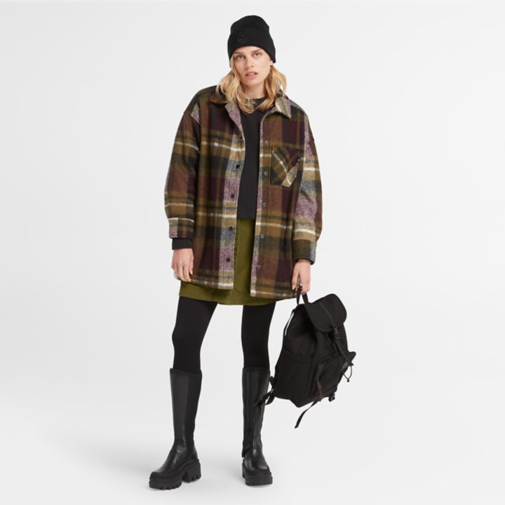 Needle Corduroy Skirt for Women in Green