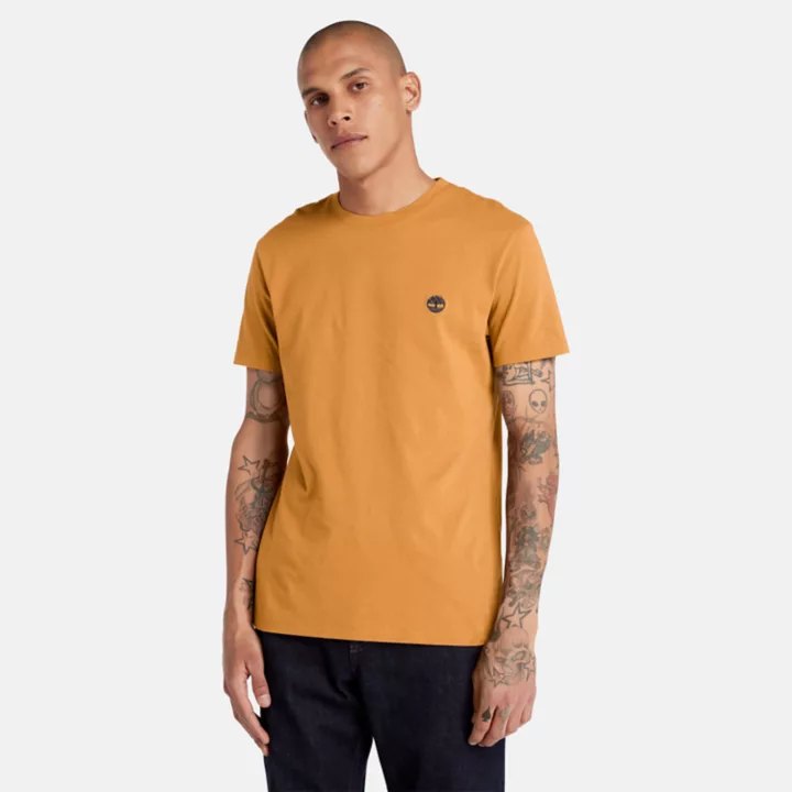 Dunstan River Slim-Fit T-Shirt for Men in Orange