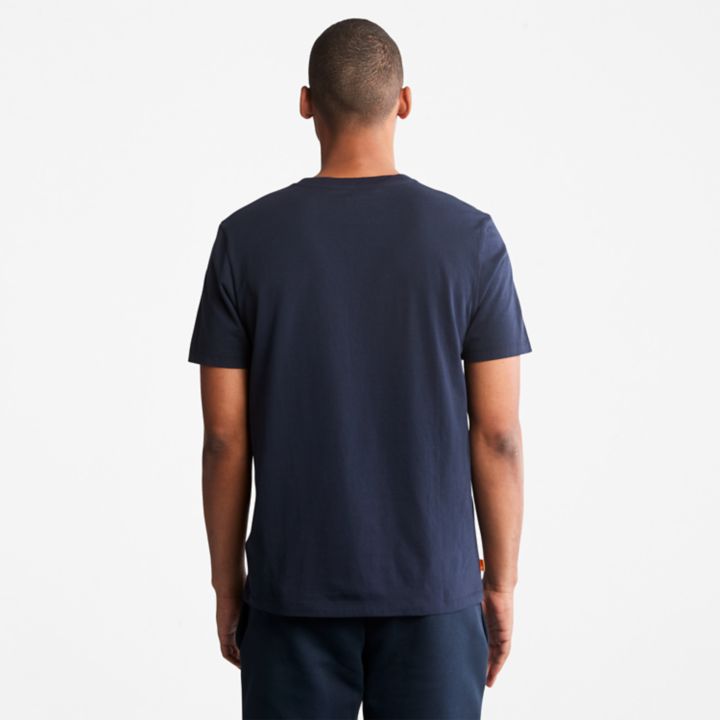 Wind, Water, Earth, and Sky T-Shirt for Men in Navy
