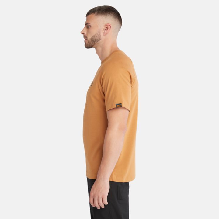 Timberland PRO Core Reflective Logo T-Shirt for Men in Dark Yellow