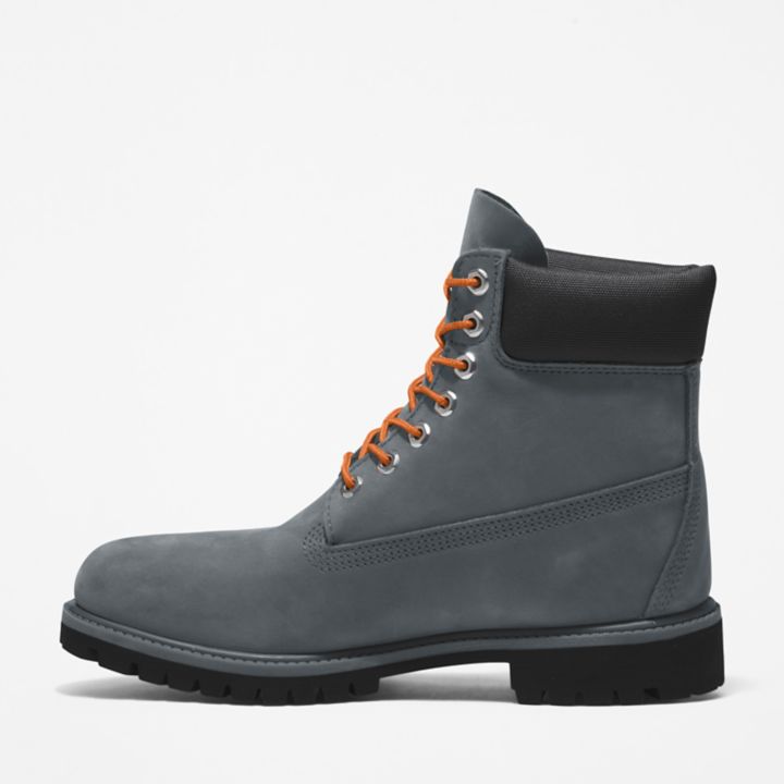 Bottine 6-inch Timberland Premium pour homme en gris/orange