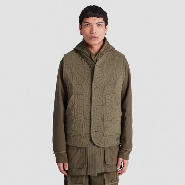 All Gender Timberland x CLOT Future73 Gilet in Dark Green