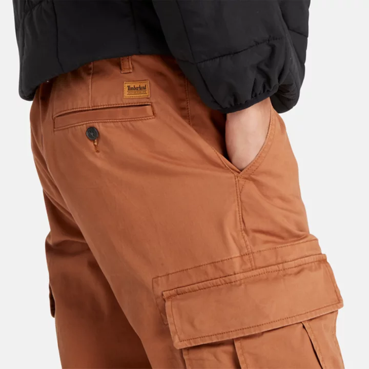 Core Cargo Trousers for Men in Brown