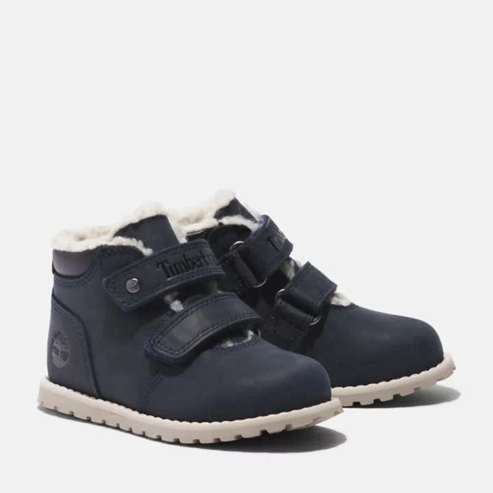 Pokey Pine Hook & Loop Boot for Toddler in Navy