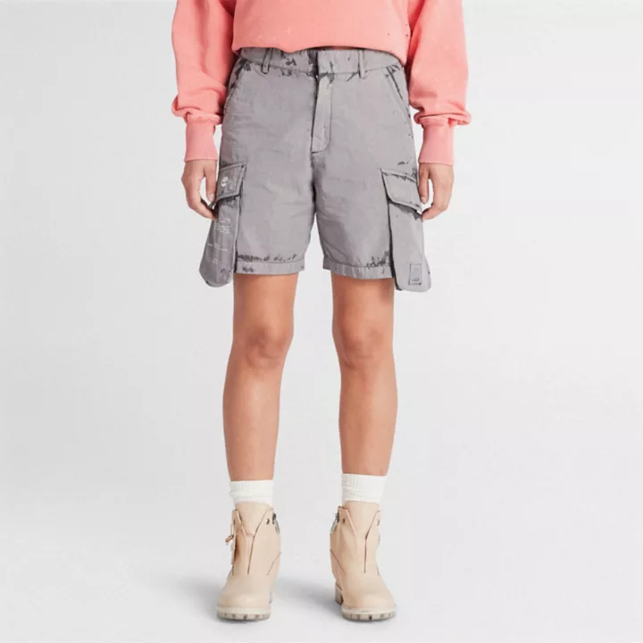 All Gender Timberland x A-COLD-WALL* Future73 Cargo Shorts in Dark Grey