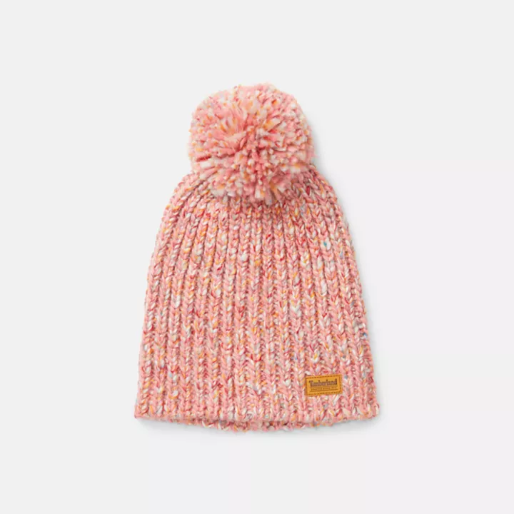Crowne Isle Chunky Fleck Beanie for Women in Pink