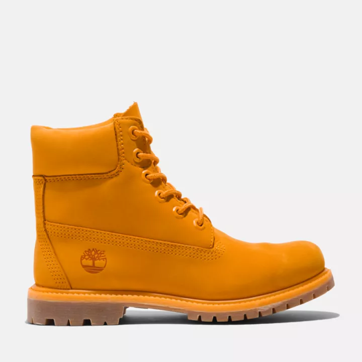 Timberland 50th Edition Premium 6-Inch Waterproof Boot for Women in Orange
