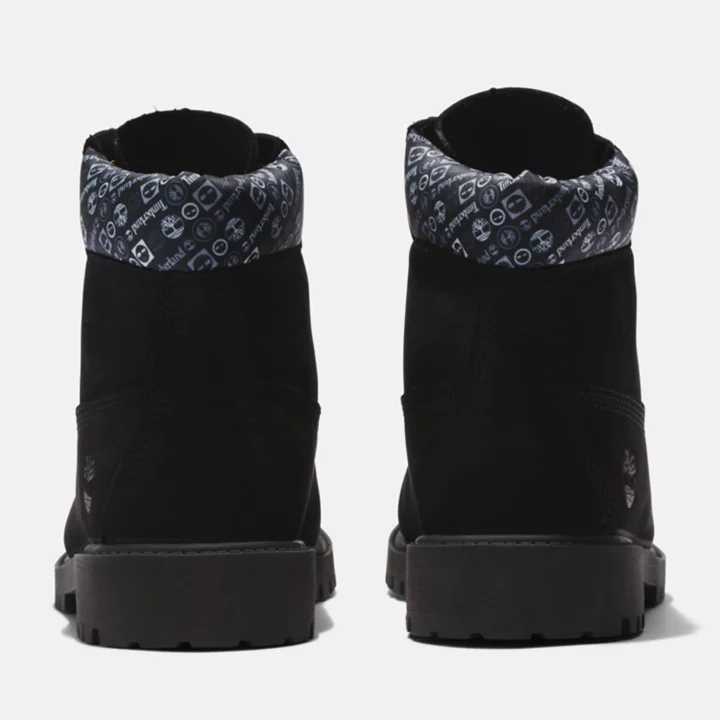 Timberland Premium 6 Inch Boot for Junior in Black