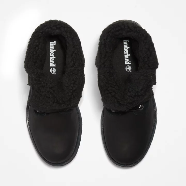 Timberland Authentics Waterproof Roll-Top Boot for Women in Black