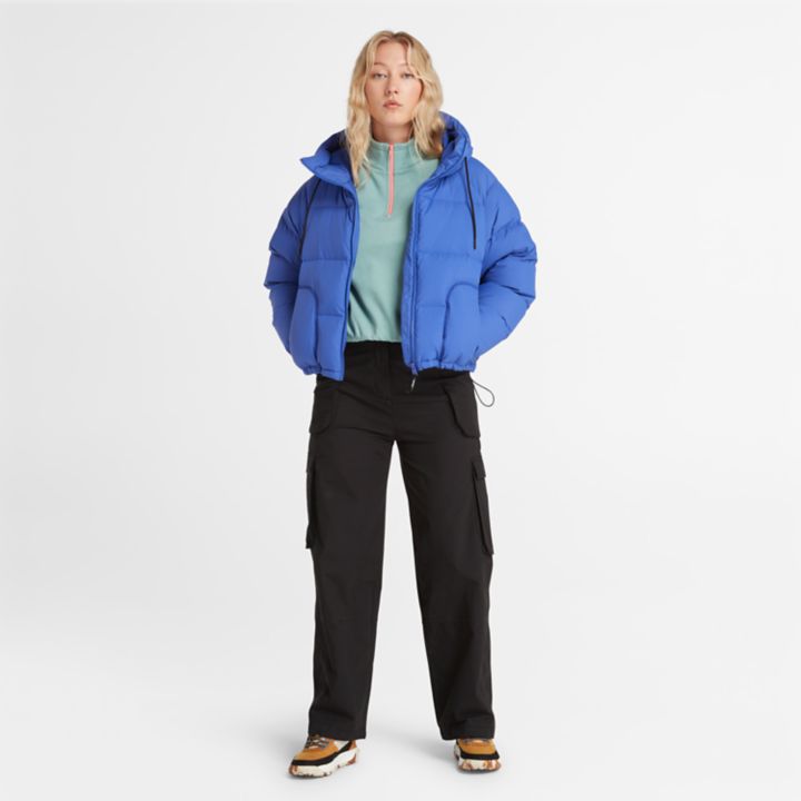 Woven Utility Trouser for Women in Black