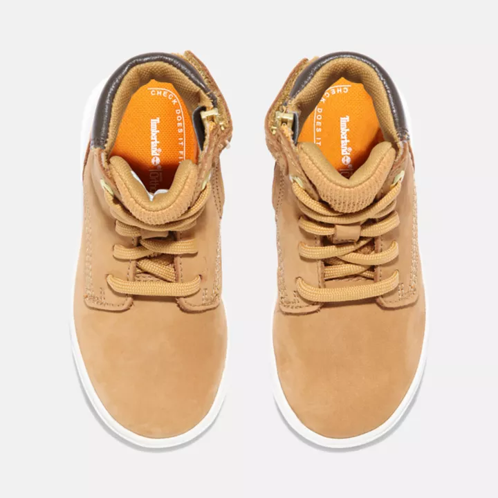 Seneca Bay 6 Inch Side-Zip Boot for Toddler in Yellow