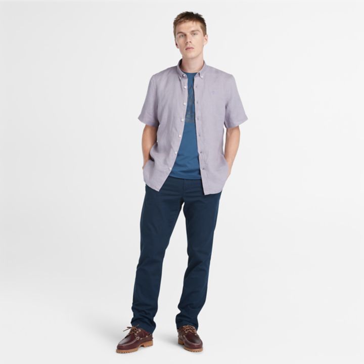 Squam Lake Stretch Chinos for Men in Navy