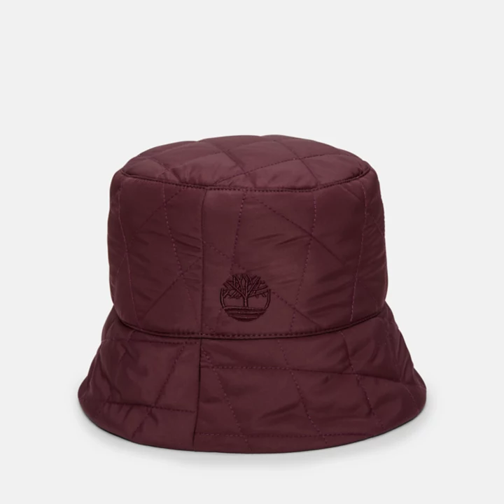 Psychedelic Bucket Hat in Burgundy