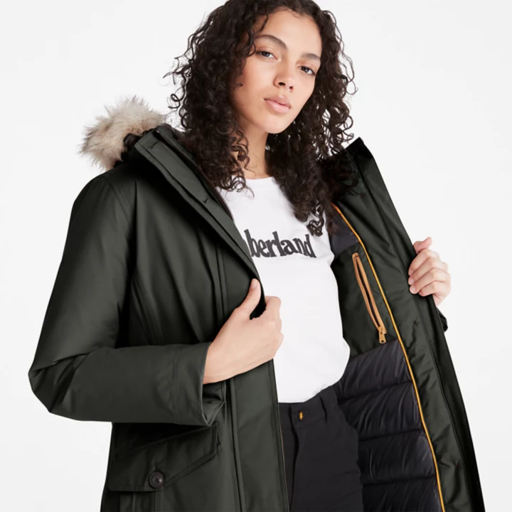 DryVent Waterproof Parka for Women in Green