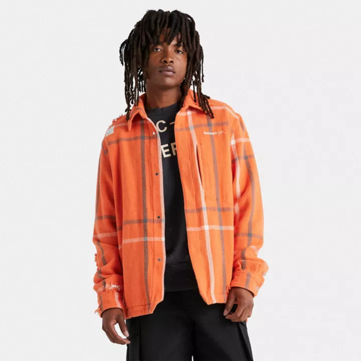 All Gender Timberland x A-Cold-Wall Overshirt in Orange