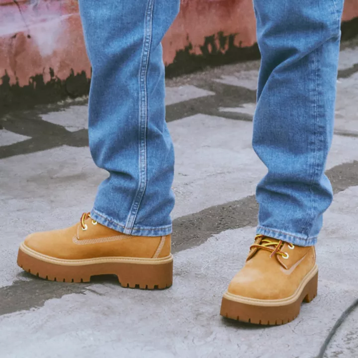 Stone Street Timberland Premium Platform Boot for Women in Yellow