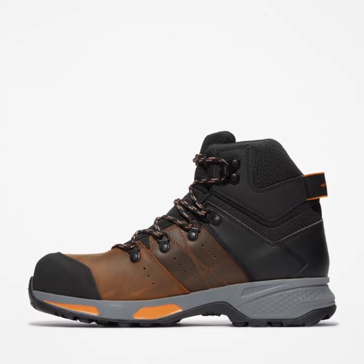 Switchback Composite-Toe Work Hiker for Men in Brown