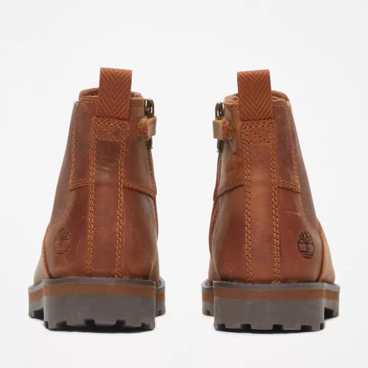 Courma Kid's Chelsea Boot for Junior in Brown
