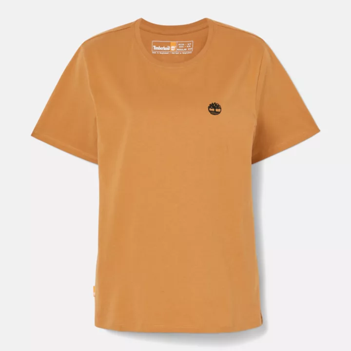 Exeter River T-Shirt for Women in Dark Yellow
