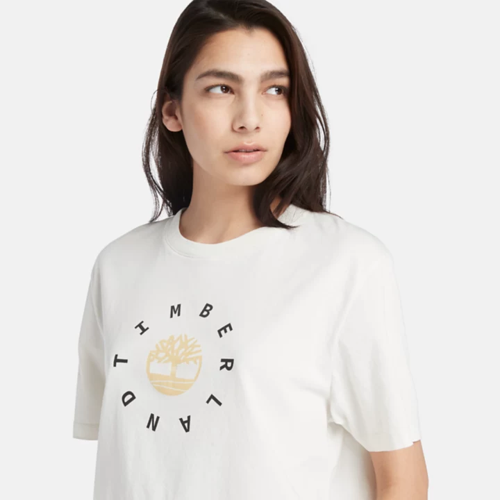 Seasonal Logo T-Shirt for Women in White
