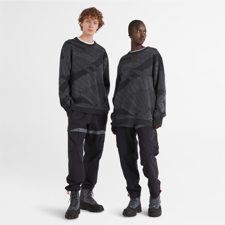 Timberland x Raeburn Knit Crewneck Sweatshirt in Grey