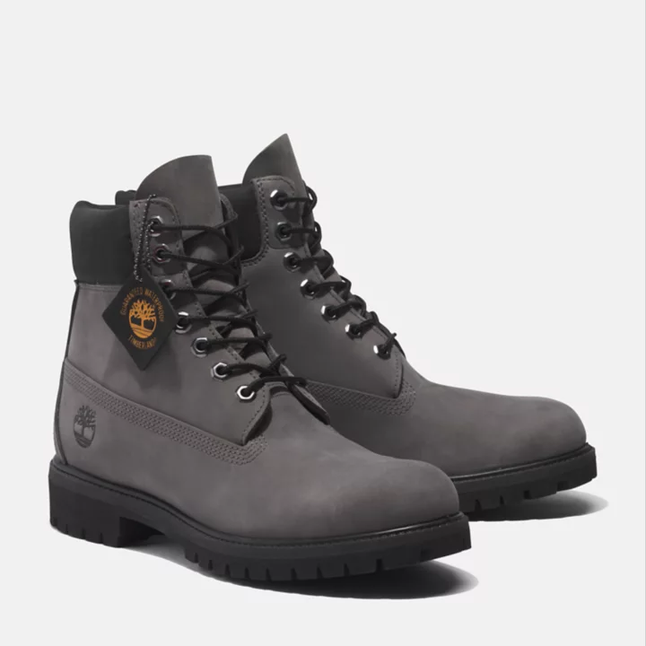 Timberland Premium 6 Inch Boot for Men in Grey