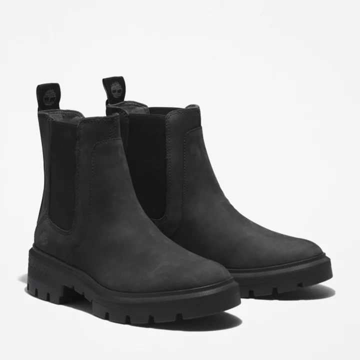Cortina Valley Chelsea Boot for Women in Black