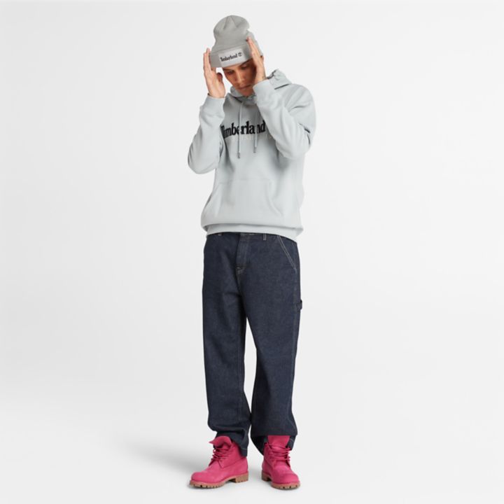 Timberland 50th Anniversary Hoodie Sweatshirt in Light Grey