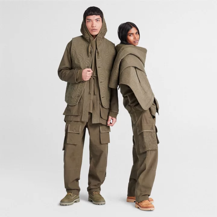 All Gender Timberland x CLOT Future73 Pullover Hoodie in Dark Green