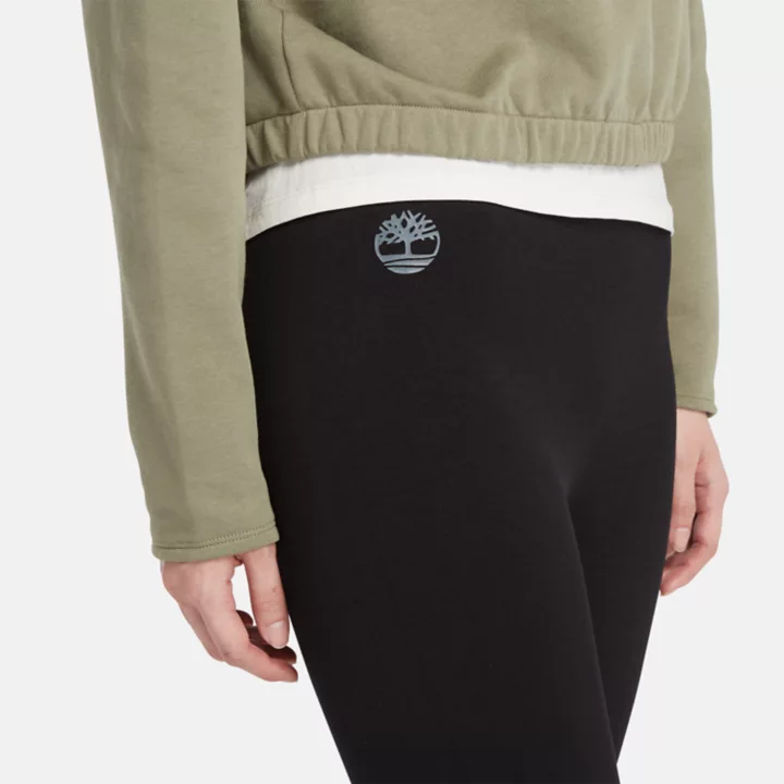 7/8 Seamless Leggings for Women in Black