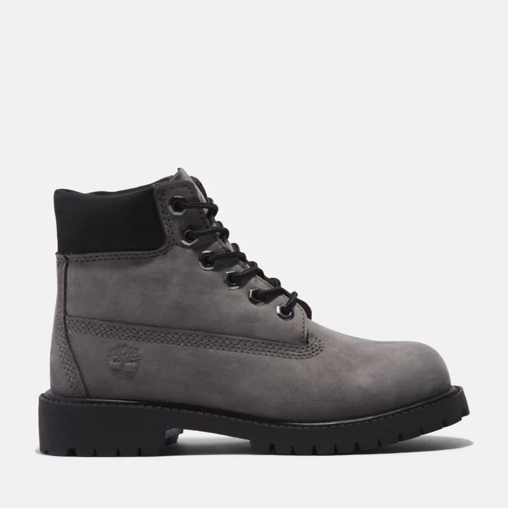 Timberland Premium 6 Inch Boot for Junior in Grey