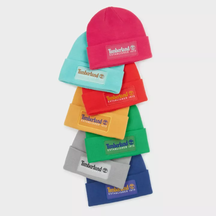 Colour Blast Beanie in Orange